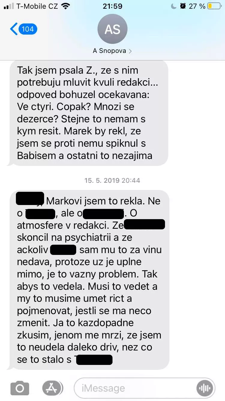 ČESKÁ TELEVIZE · DÍL PRVNÍ: Sex, moc a blondýna - konverzace 3